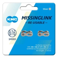 KMC Missinglink Re-Usable 7.3 Mm 2 Units