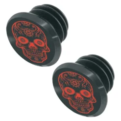 Switch Skull Handlebar Plugs